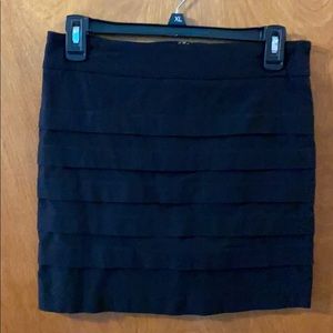Black pencil skirt